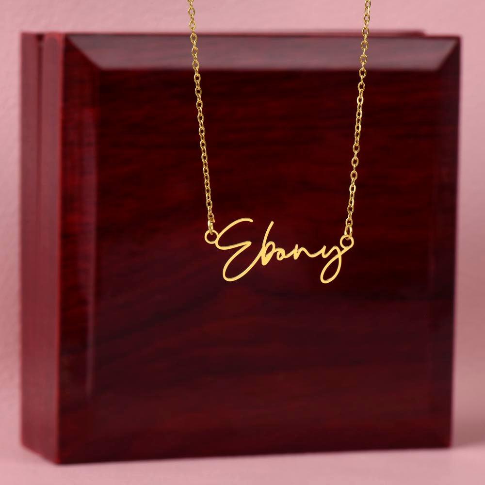 Signature Style Name Necklace - Teedubb Xsclusive