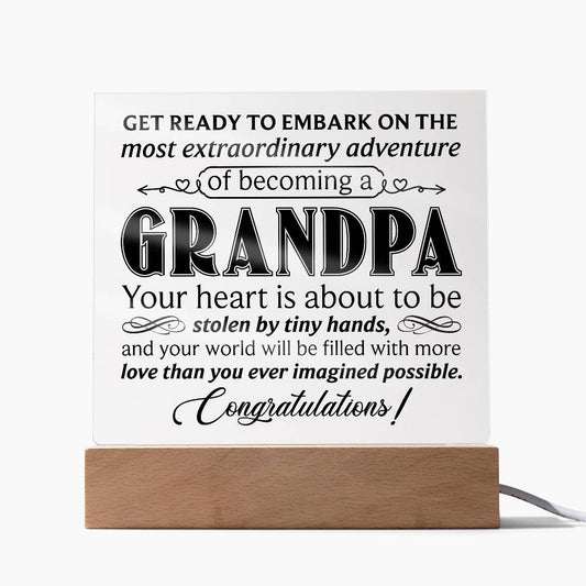 Grandpa – Acrylic Square - Teedubb Xsclusive