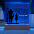 To My Daughter Skies – Acrylic Square - Teedubb Xsclusive