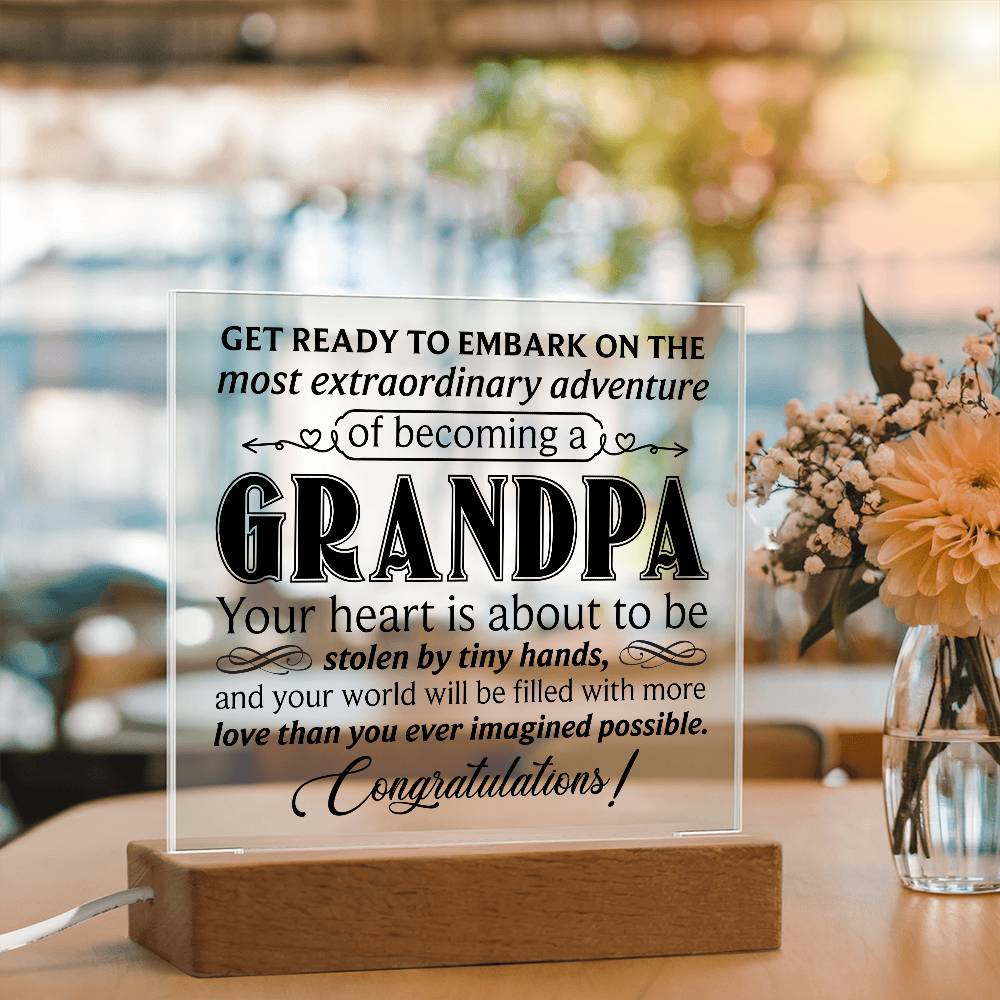 Grandpa – Acrylic Square - Teedubb Xsclusive