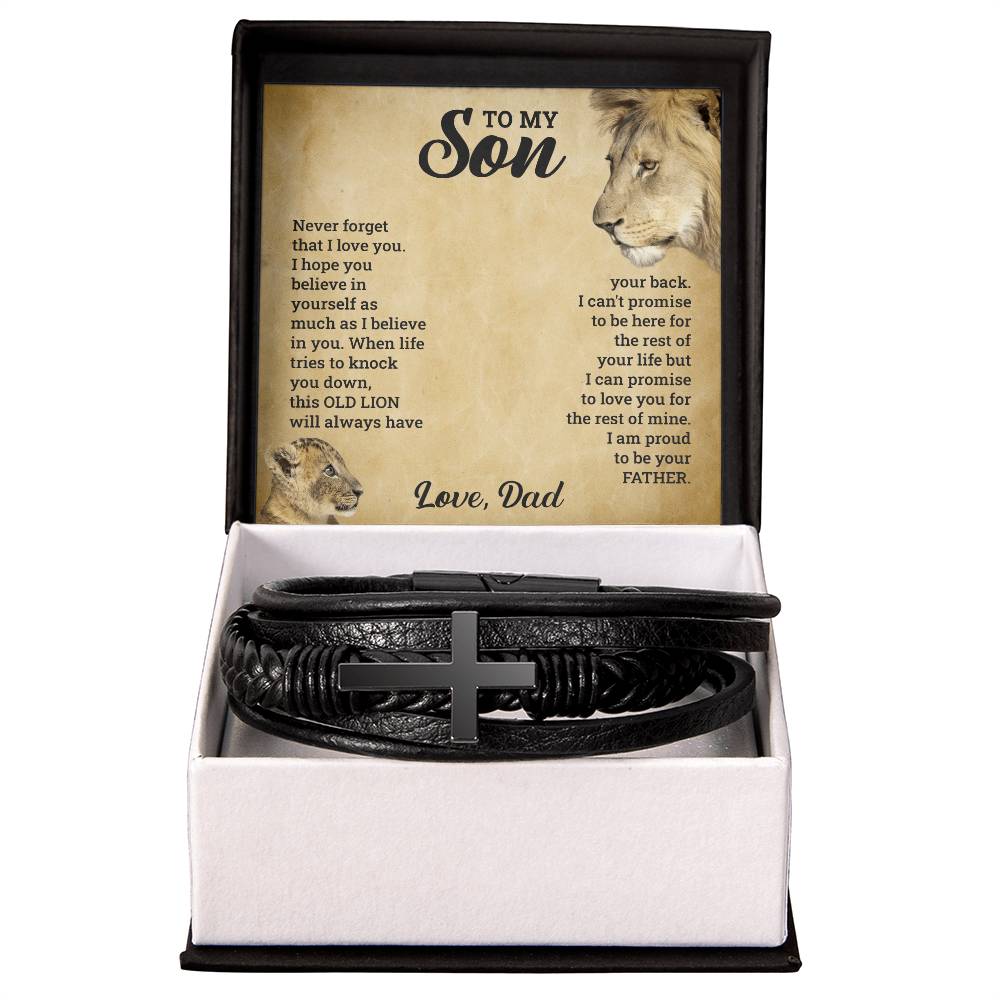 To My Son - Cross Bracelet - Teedubb Xsclusive