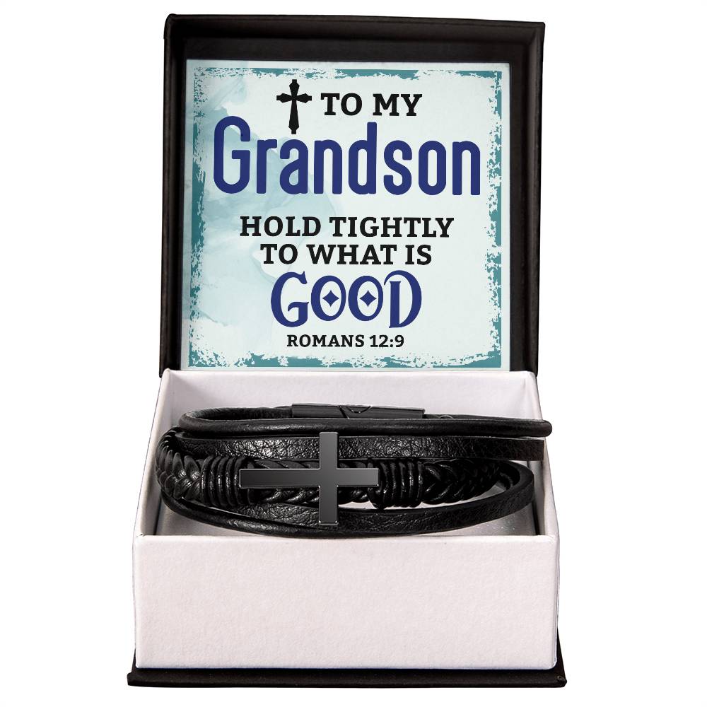 Hold Tightly - Cross Leather Bracelet - Teedubb Xsclusive