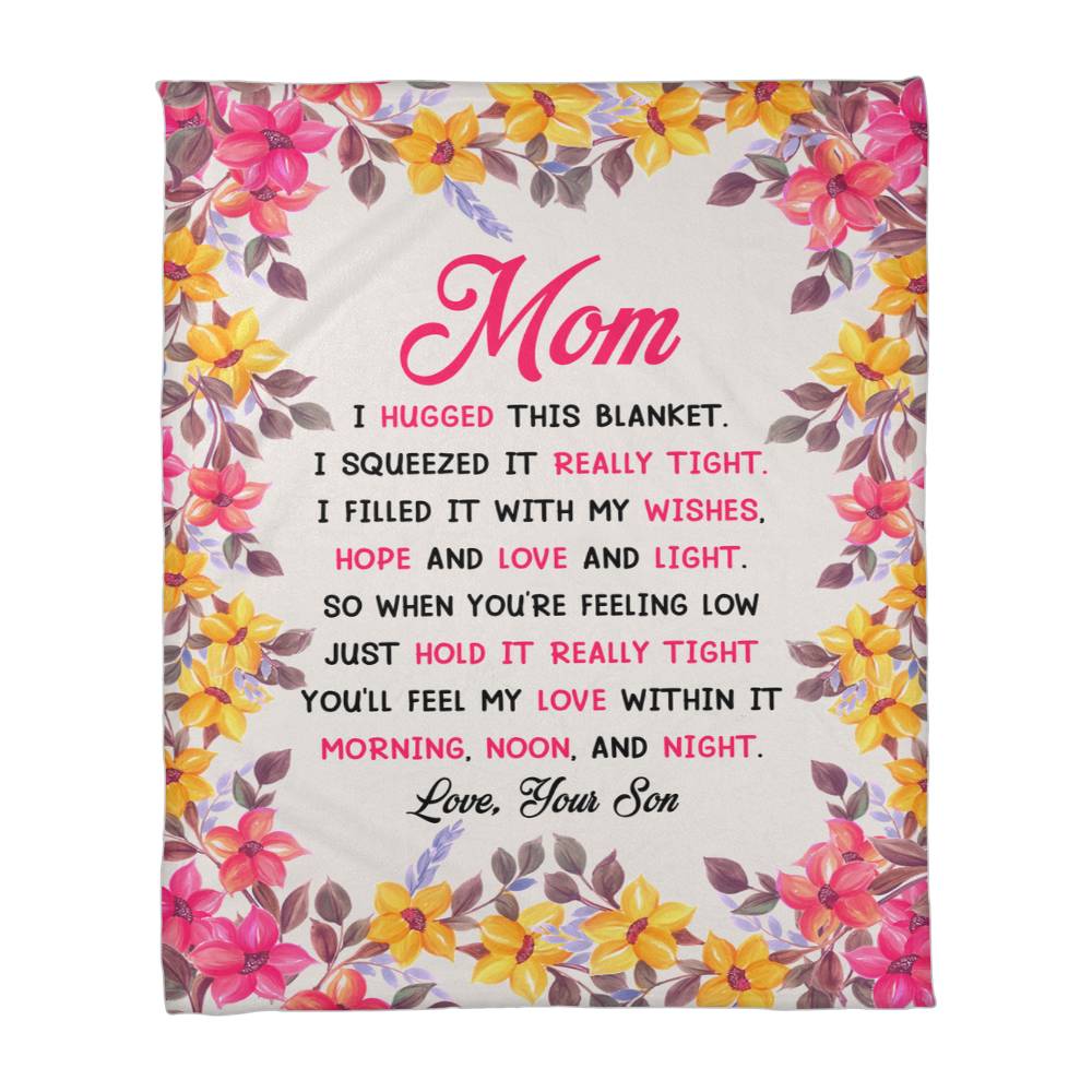Mom You Will My Love In It – Coral Fleece Blanket - Teedubb Xsclusive