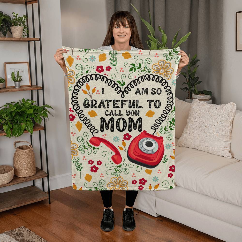 I Am So Grateful – Coral Fleece Blanket - Teedubb Xsclusive