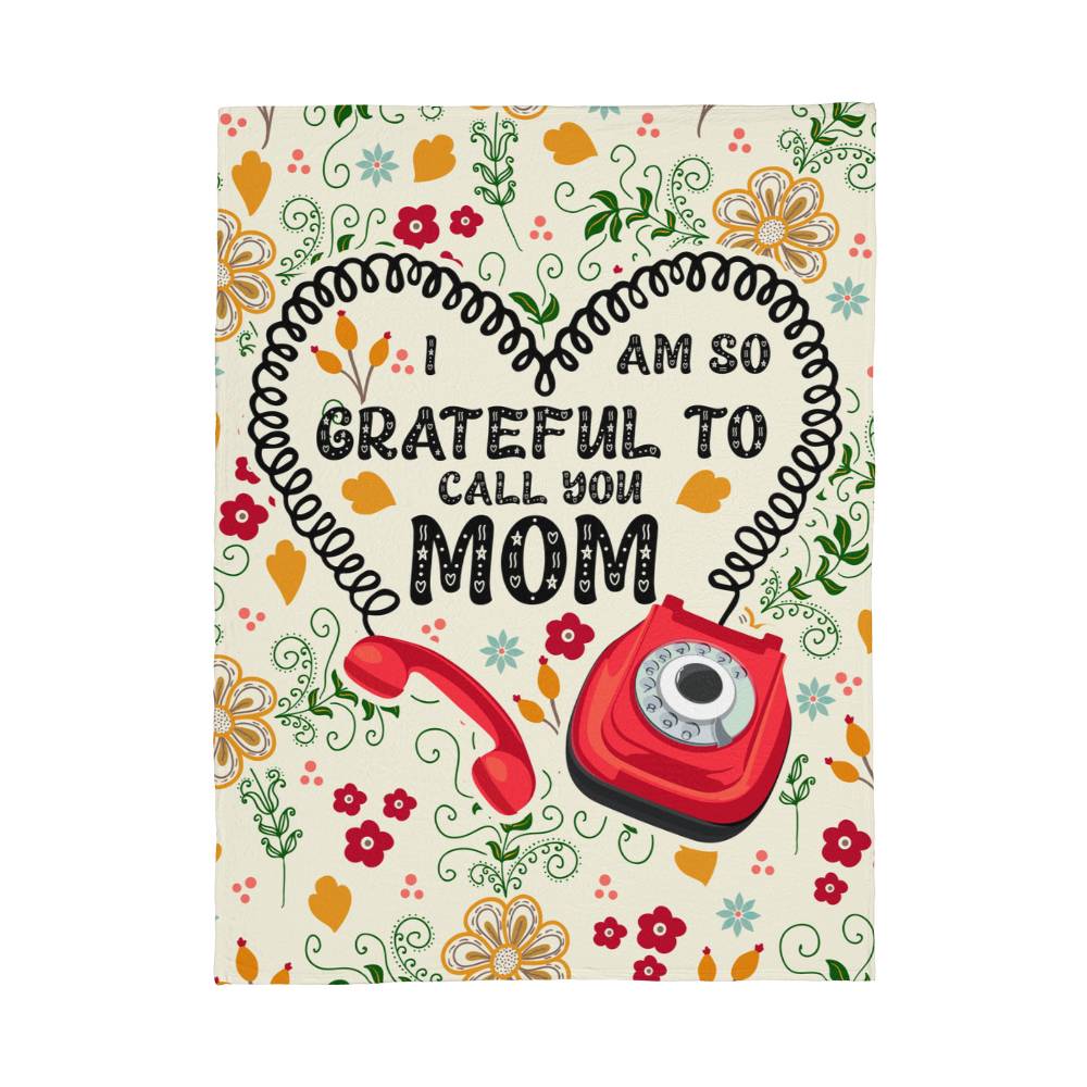 I Am So Grateful – Coral Fleece Blanket - Teedubb Xsclusive