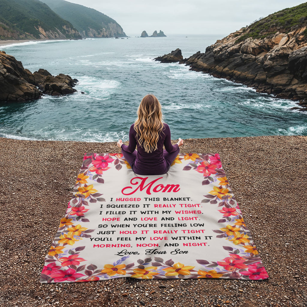 Mom You Will My Love In It – Coral Fleece Blanket - Teedubb Xsclusive
