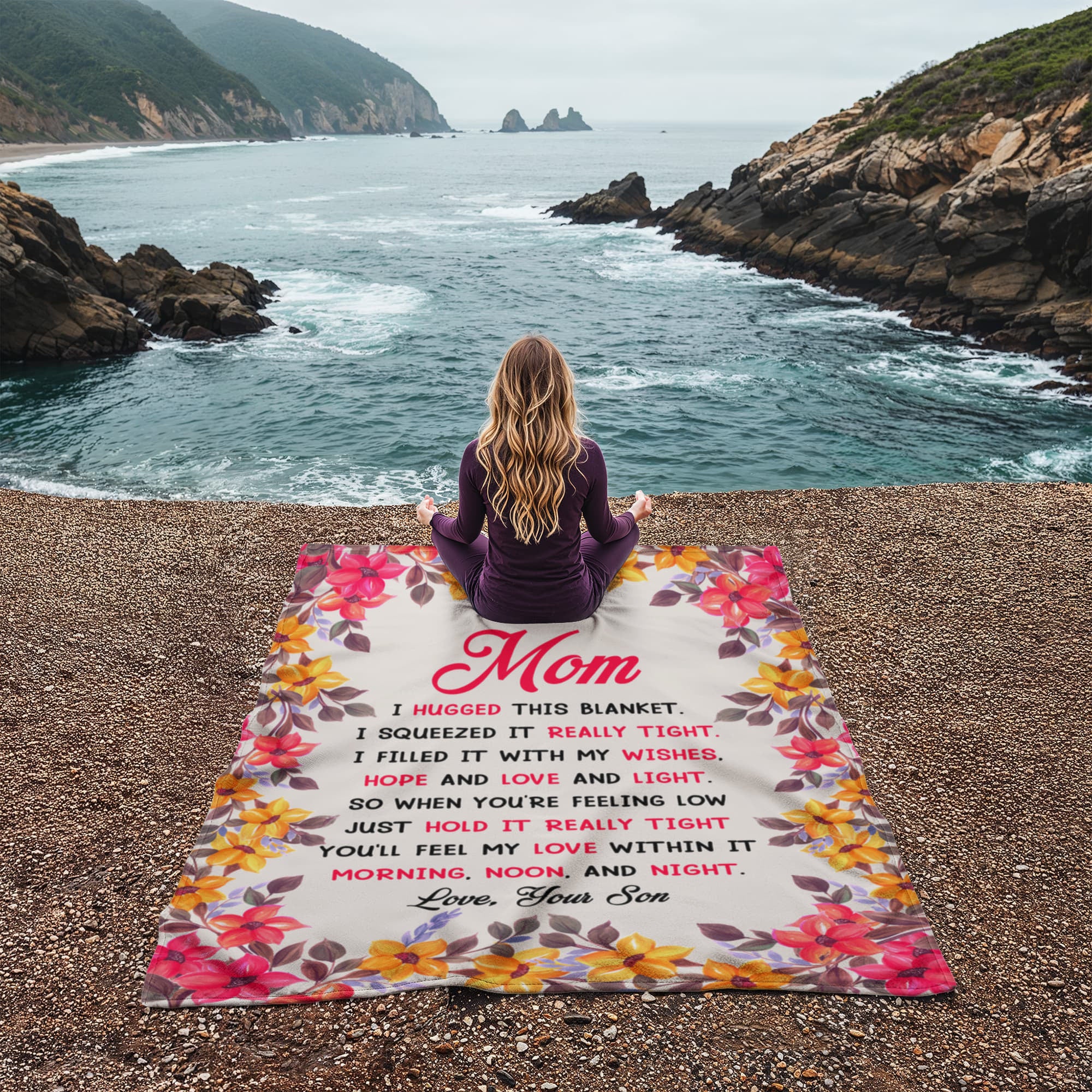Mom You Will My Love In It – Coral Fleece Blanket - Teedubb Xsclusive