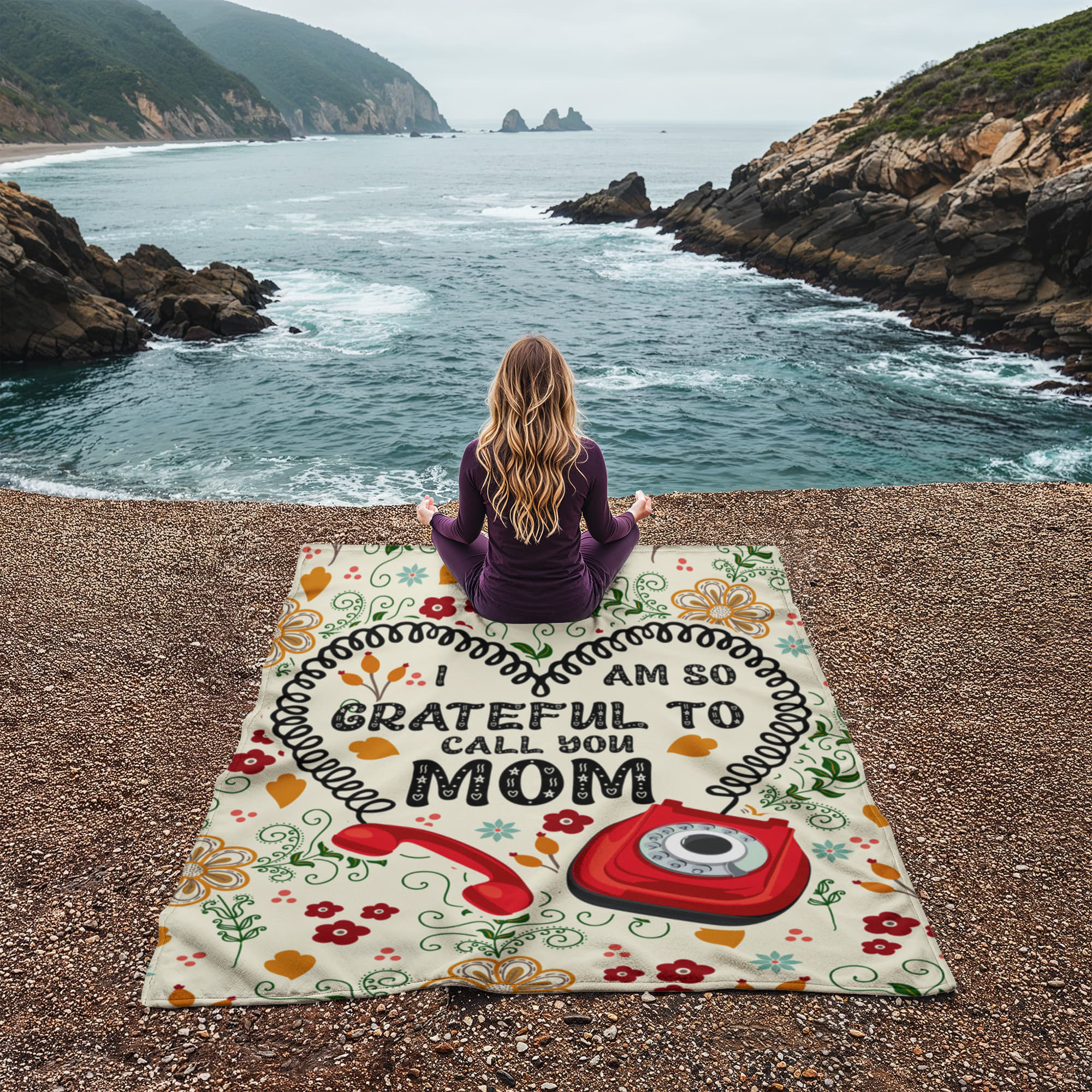 I Am So Grateful – Coral Fleece Blanket - Teedubb Xsclusive