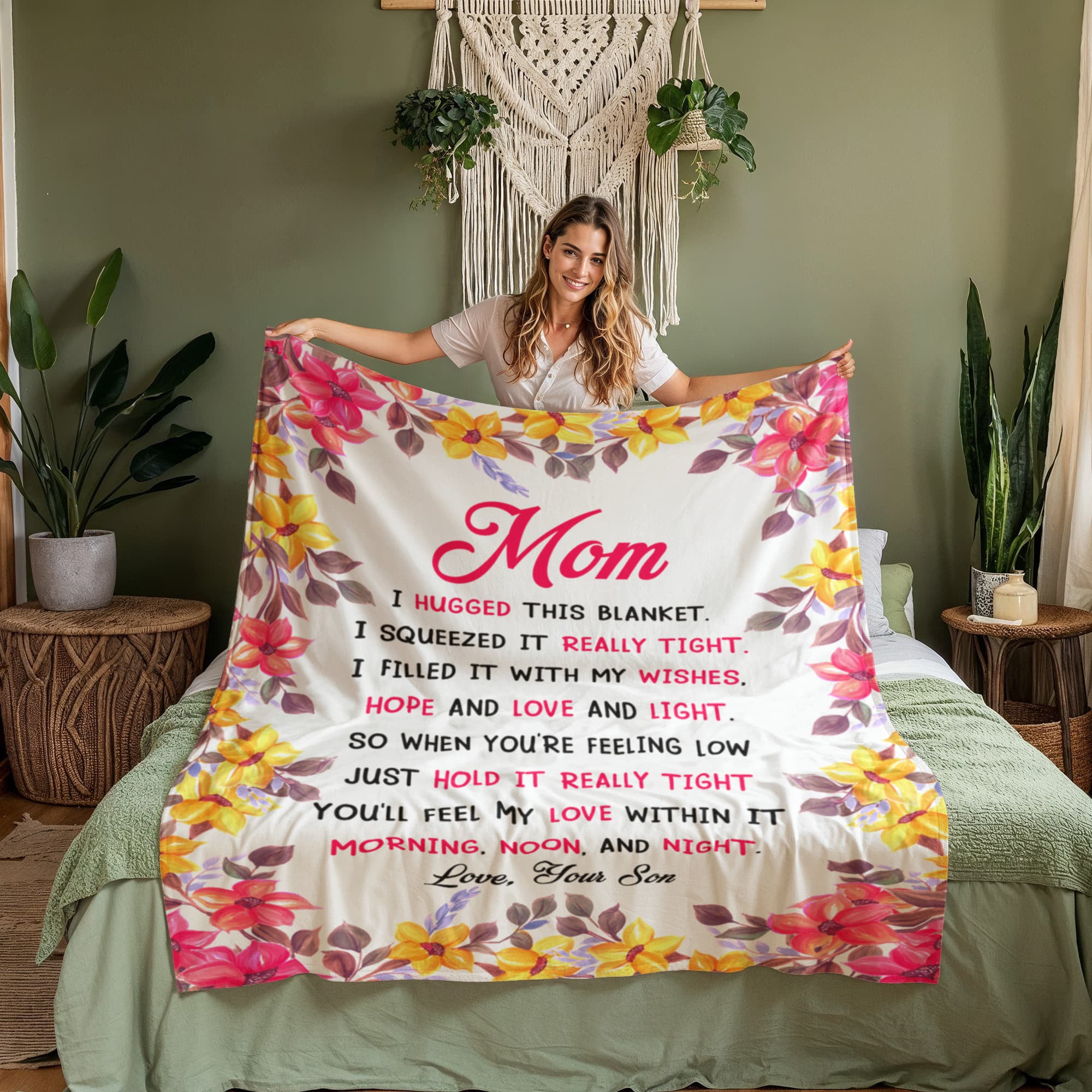 Mom You Will My Love In It – Coral Fleece Blanket - Teedubb Xsclusive