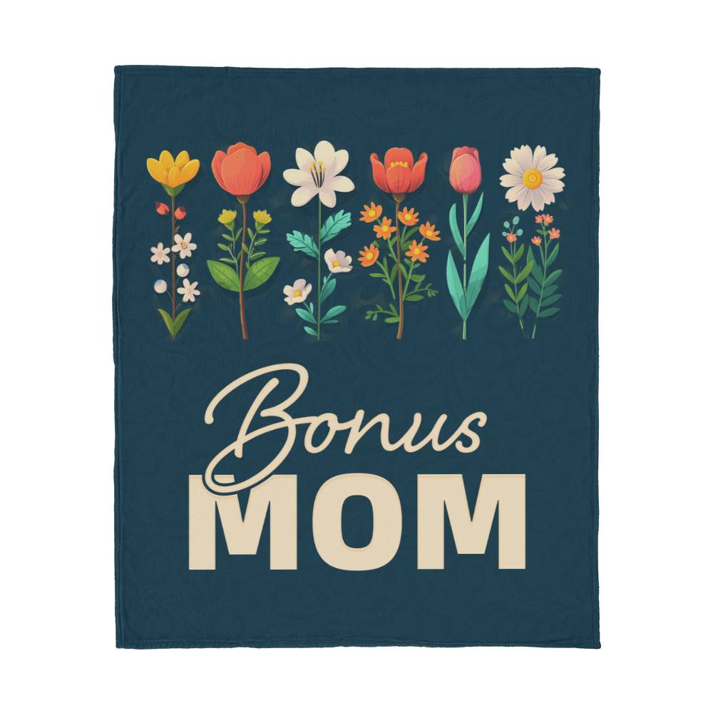 Bonus Mom – Jersey Fleece Blanket - Teedubb Xsclusive