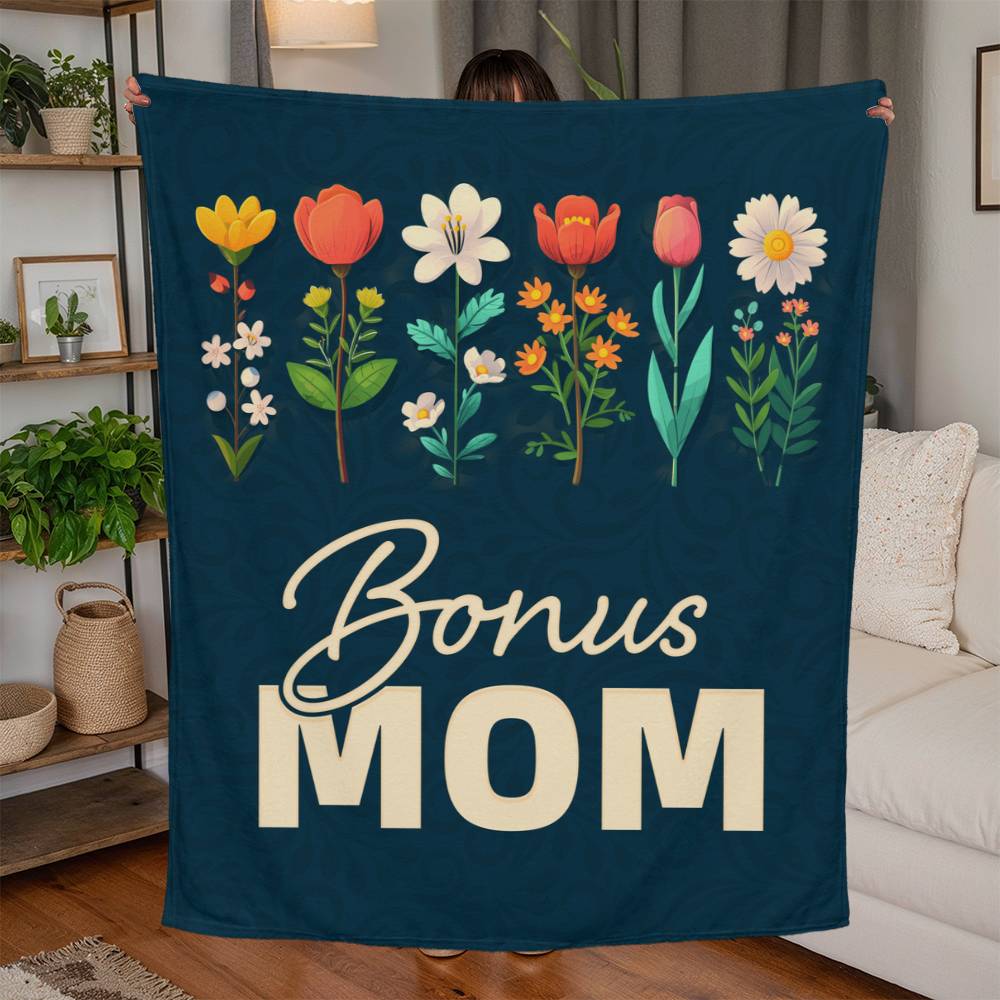 Bonus Mom – Jersey Fleece Blanket - Teedubb Xsclusive