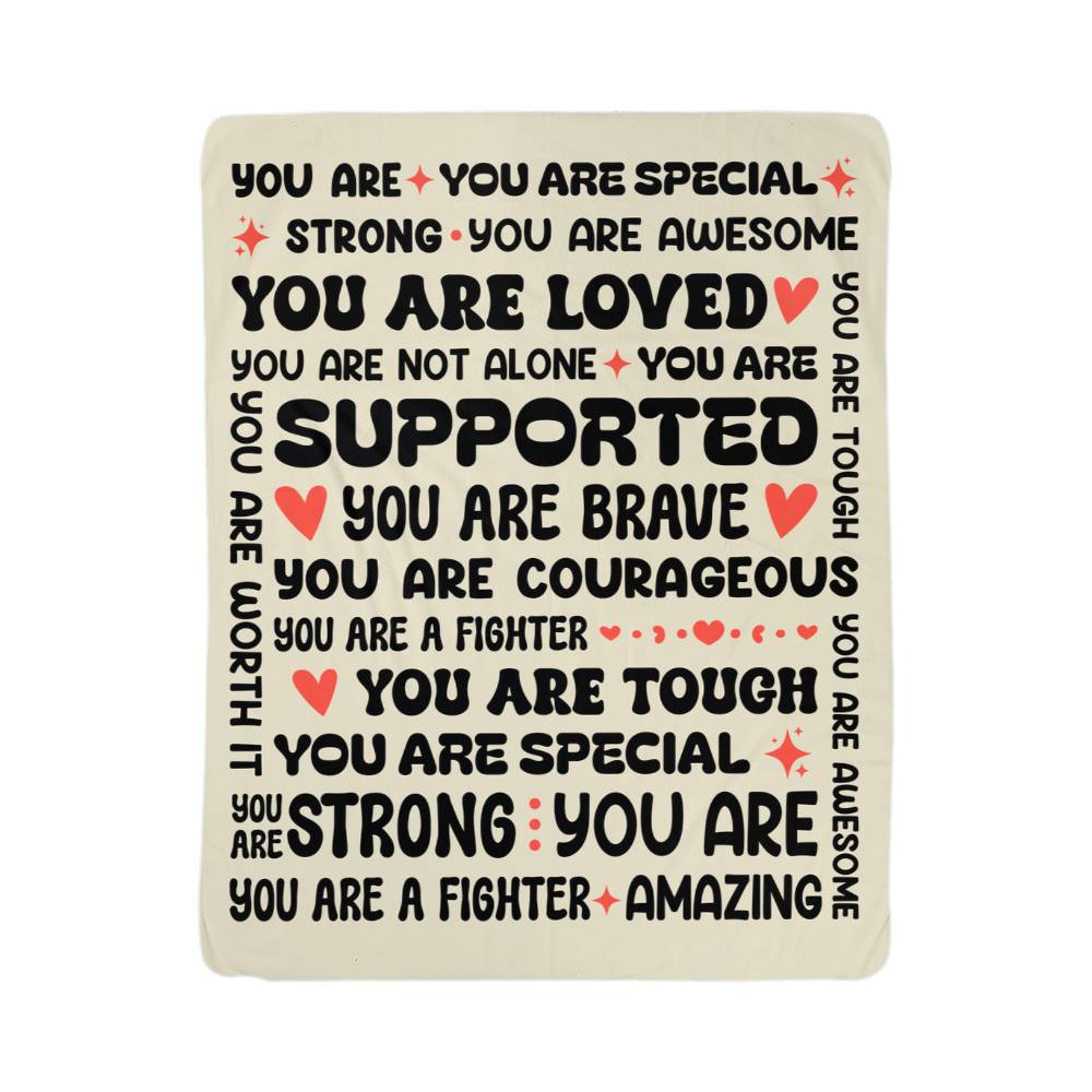 To My Daughter Braver (From Mom) – Sherpa Fleece Blanket - Teedubb Xsclusive