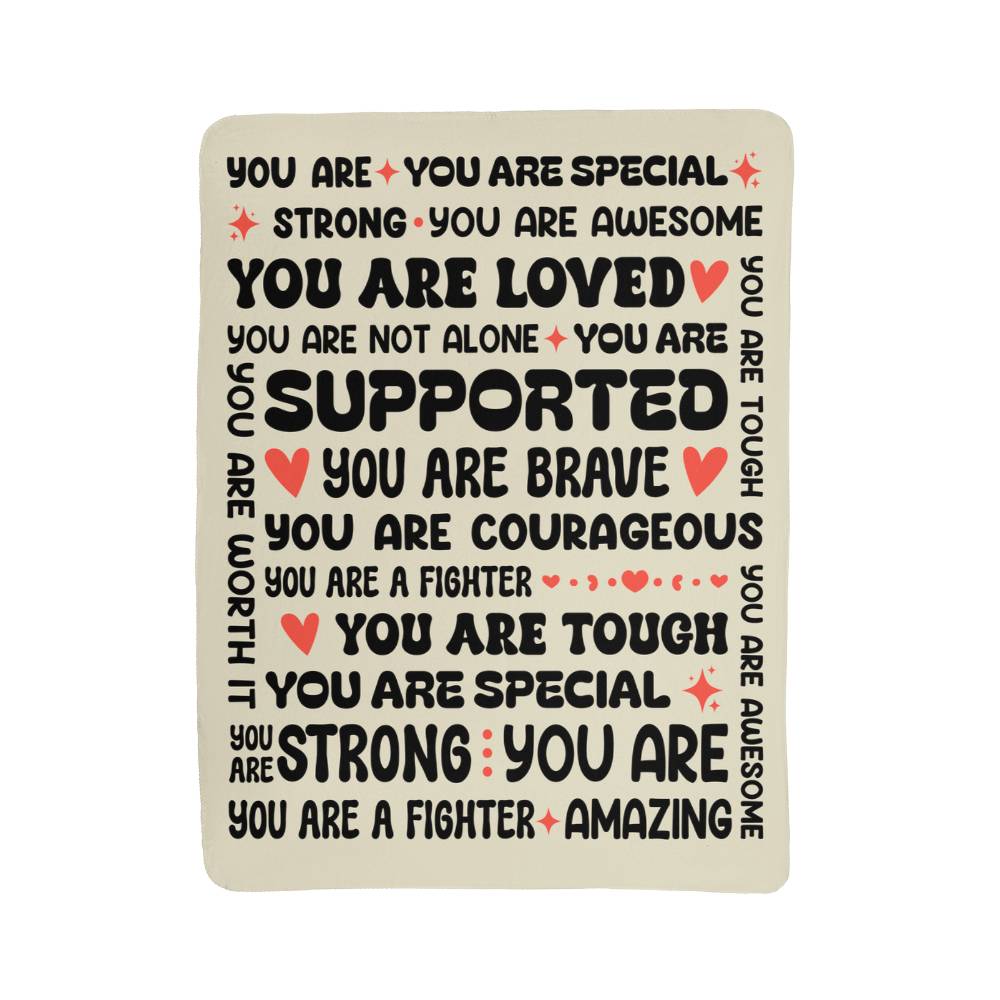 To My Daughter Braver (From Mom) – Sherpa Fleece Blanket - Teedubb Xsclusive