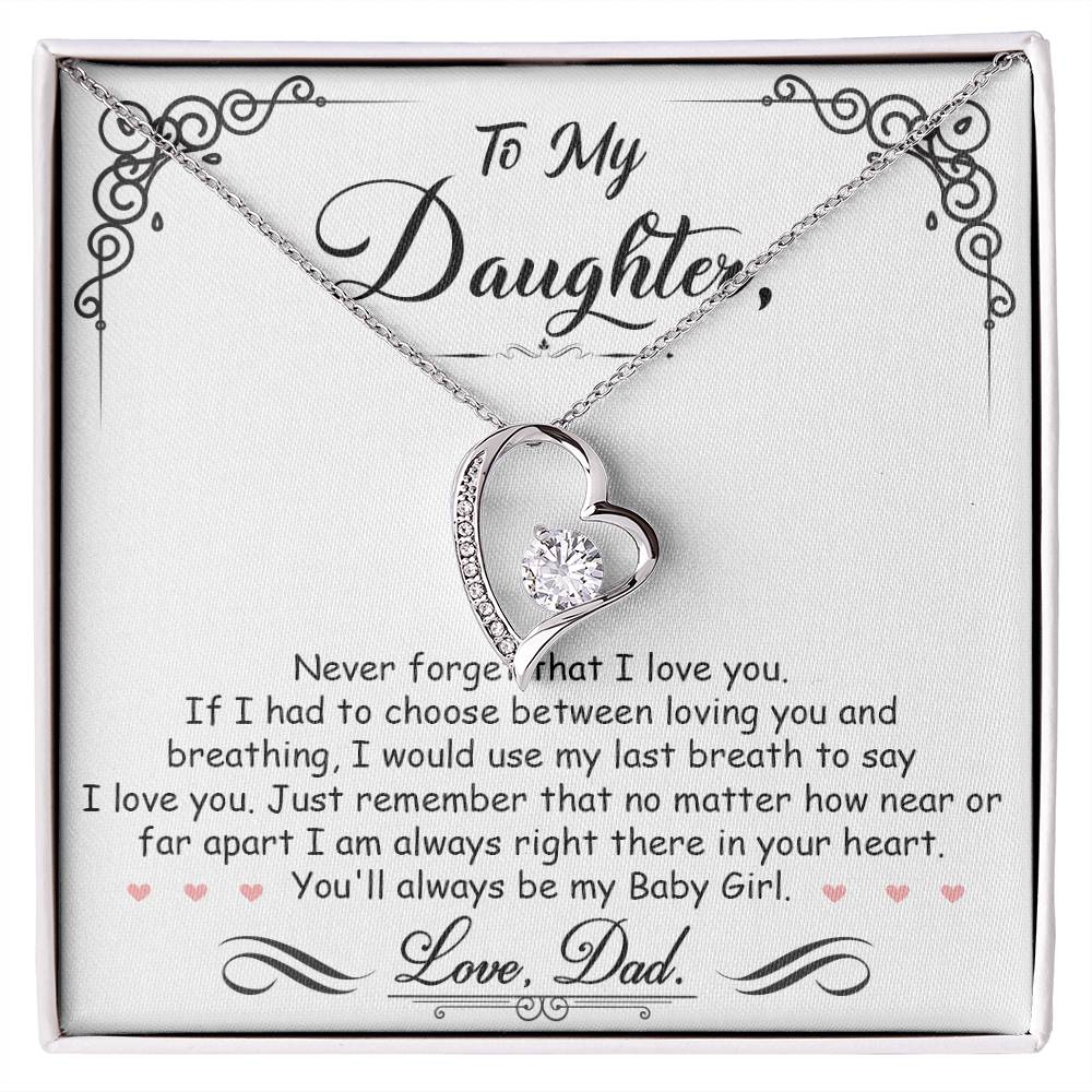 My Baby Girl - Forever Love Necklace - Teedubb Xsclusive