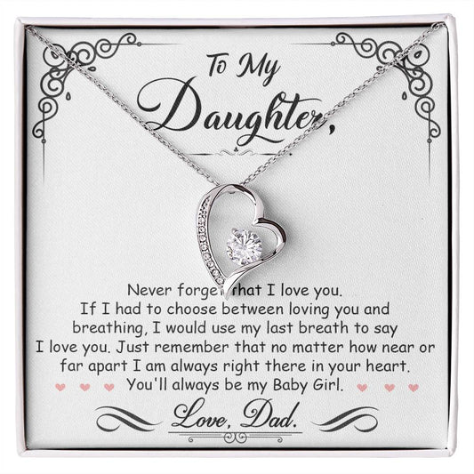 My Baby Girl - Forever Love Necklace - Teedubb Xsclusive