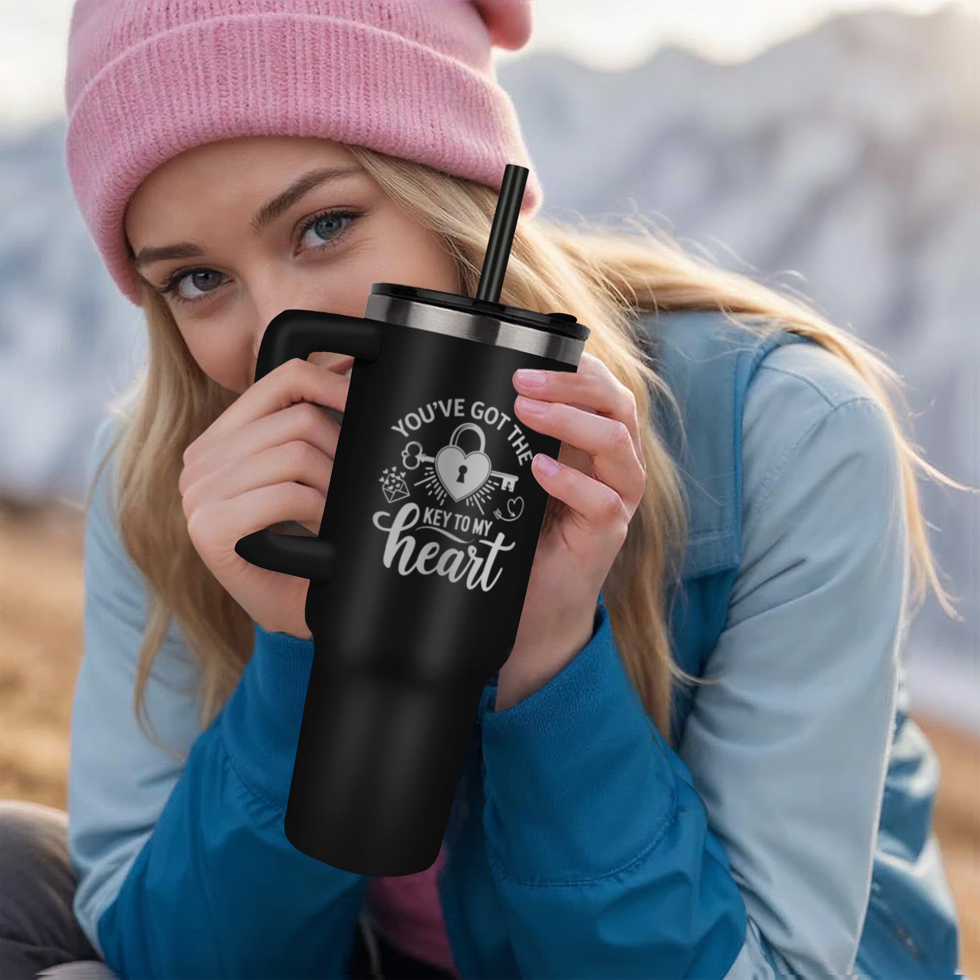 Key To My Heart - Tumbler - Teedubb Xsclusive