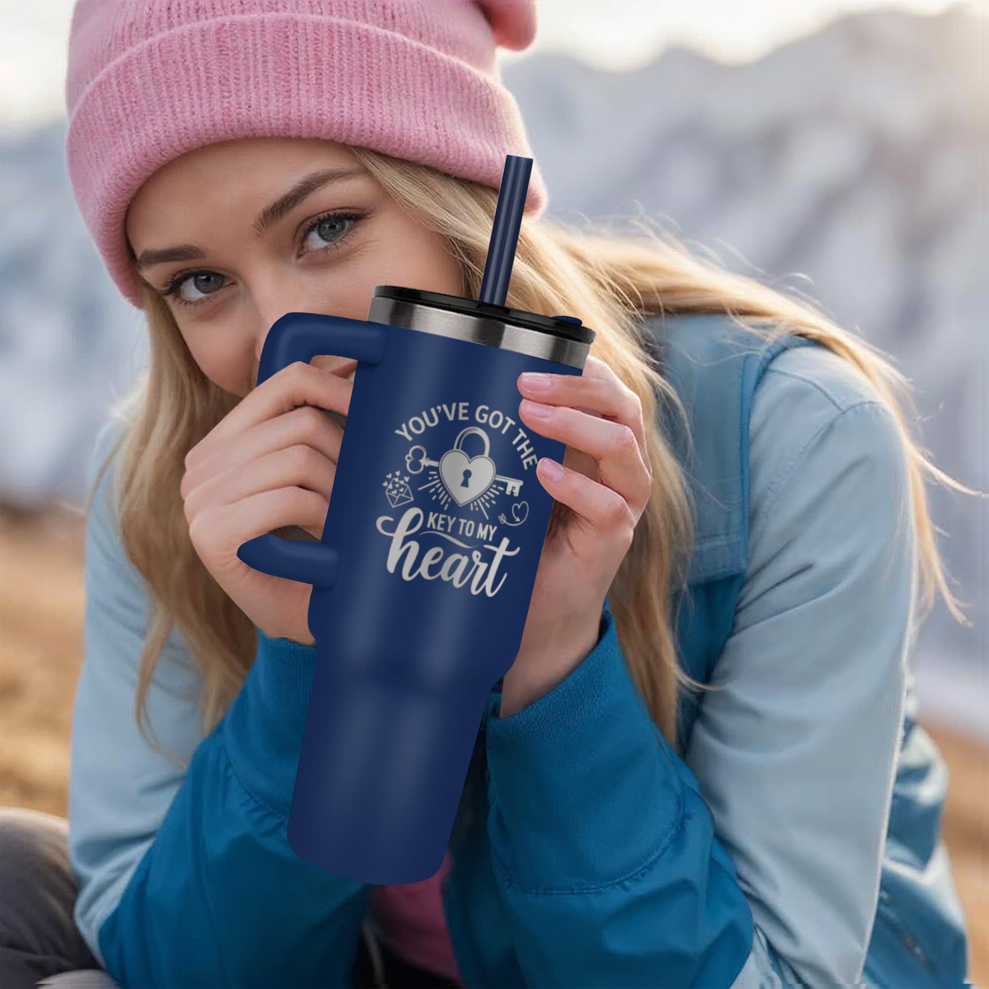 Key To My Heart - Tumbler - Teedubb Xsclusive