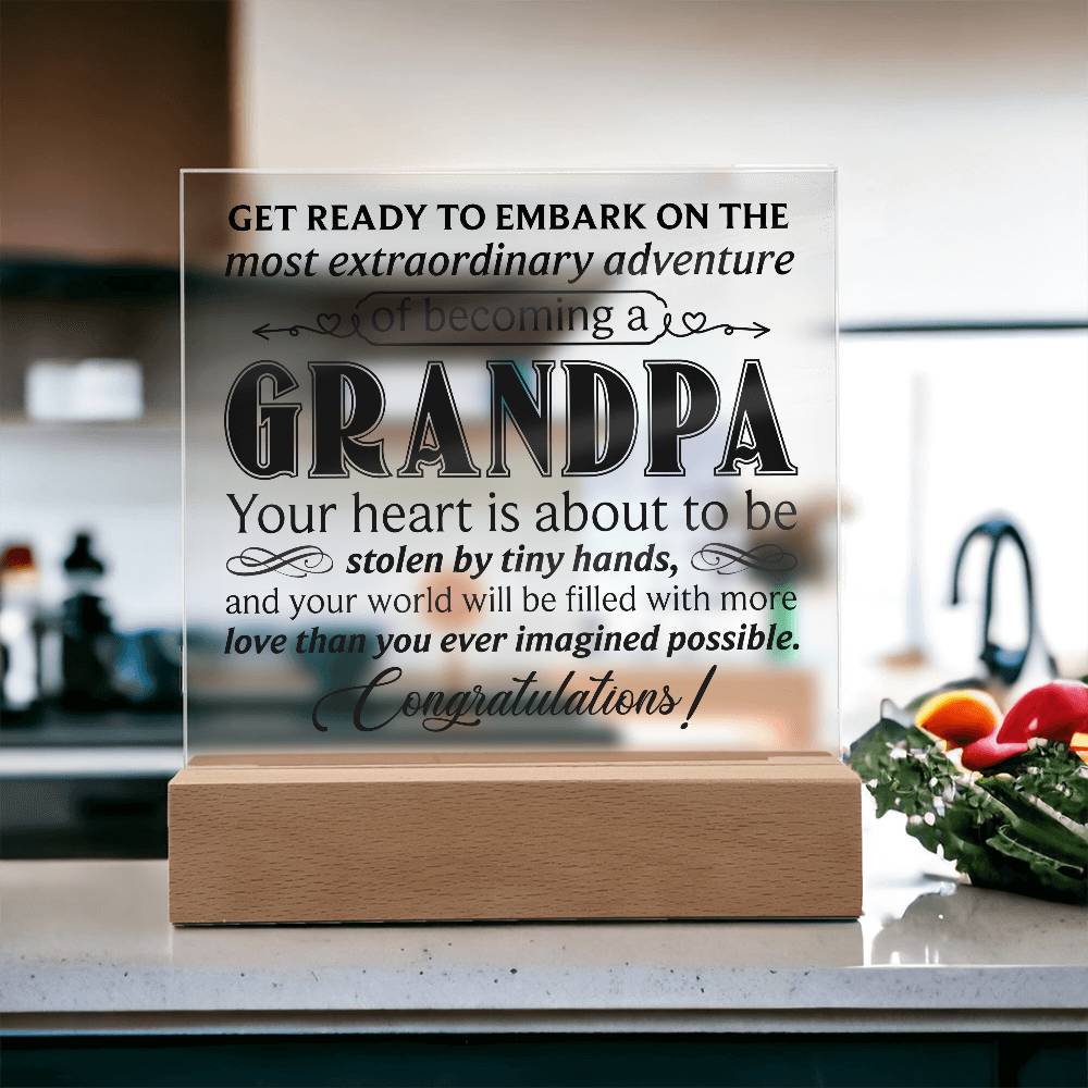 Grandpa – Acrylic Square - Teedubb Xsclusive