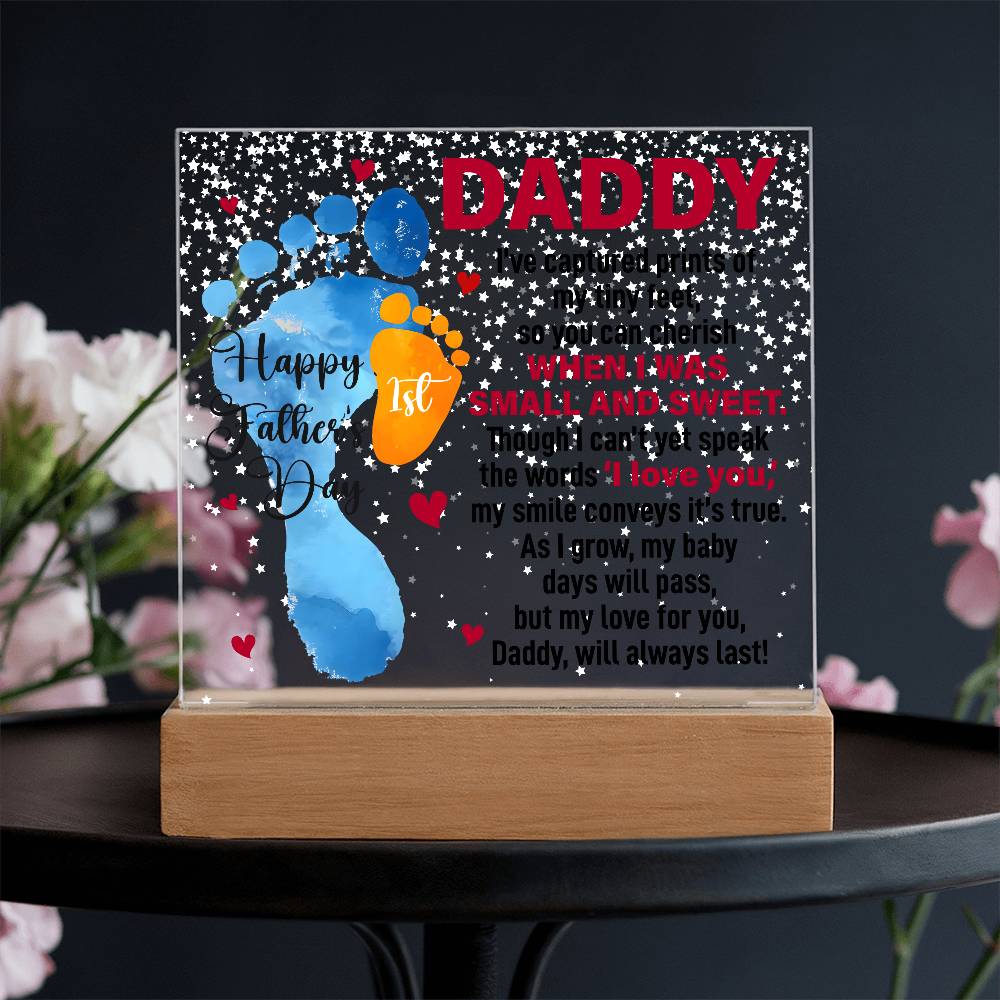 When I Was Small and Sweet - Acrylic Square - Teedubb Xsclusive