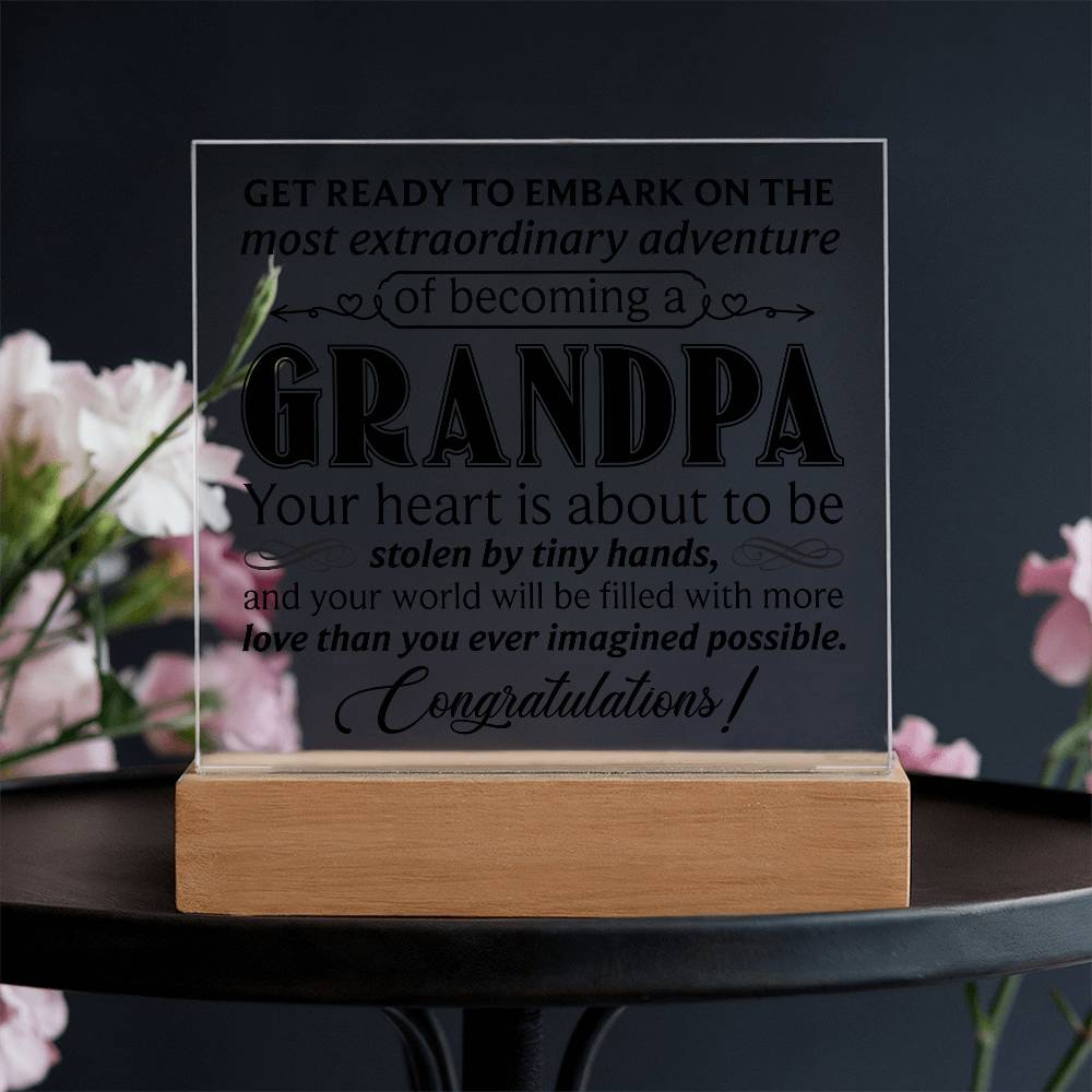Grandpa – Acrylic Square - Teedubb Xsclusive