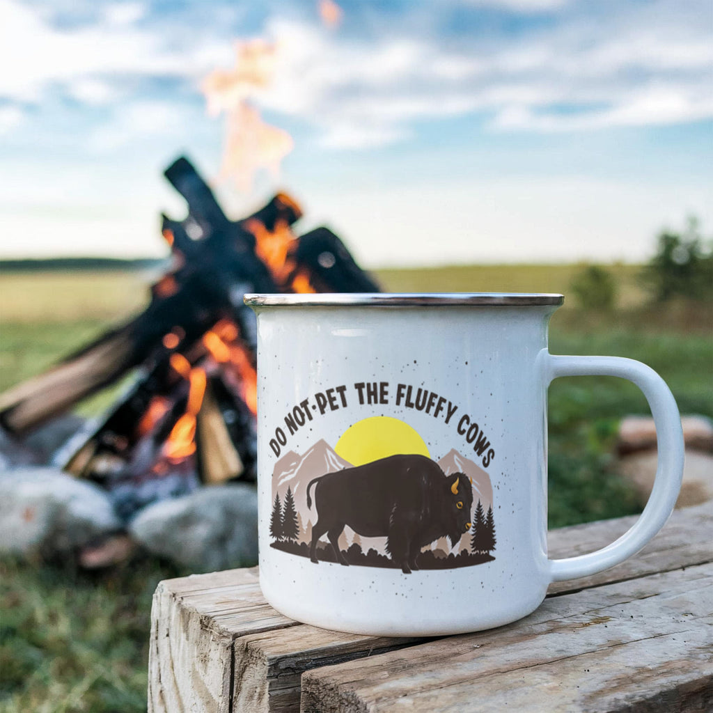 Fluffy Cows - Camping Mug - Teedubb Xsclusive