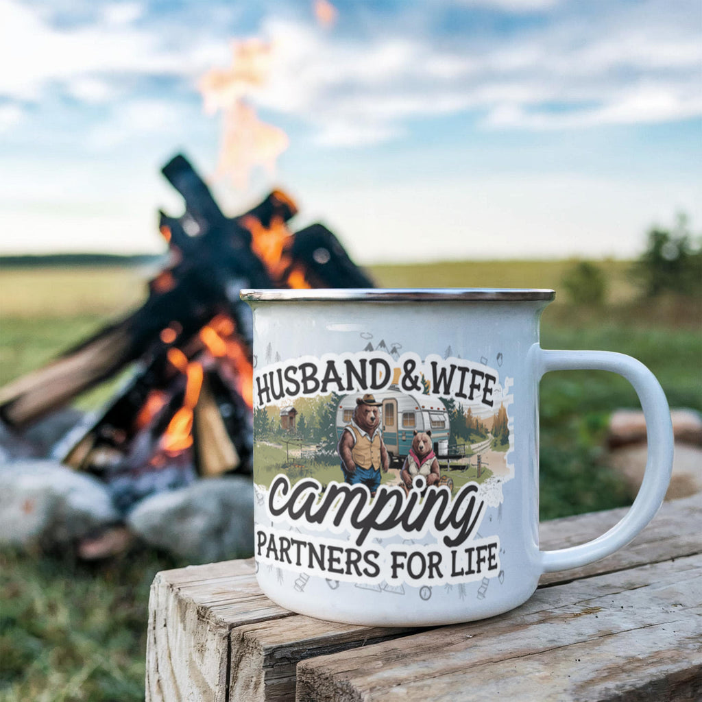 Camping Partners For Life - Camping Mug - Teedubb Xsclusive