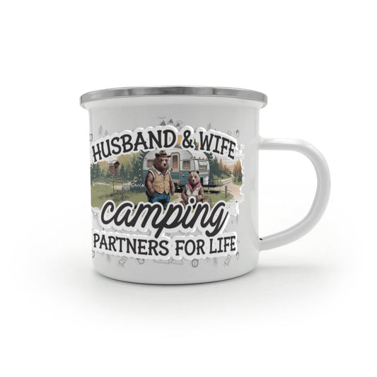 Camping Partners For Life - Camping Mug - Teedubb Xsclusive