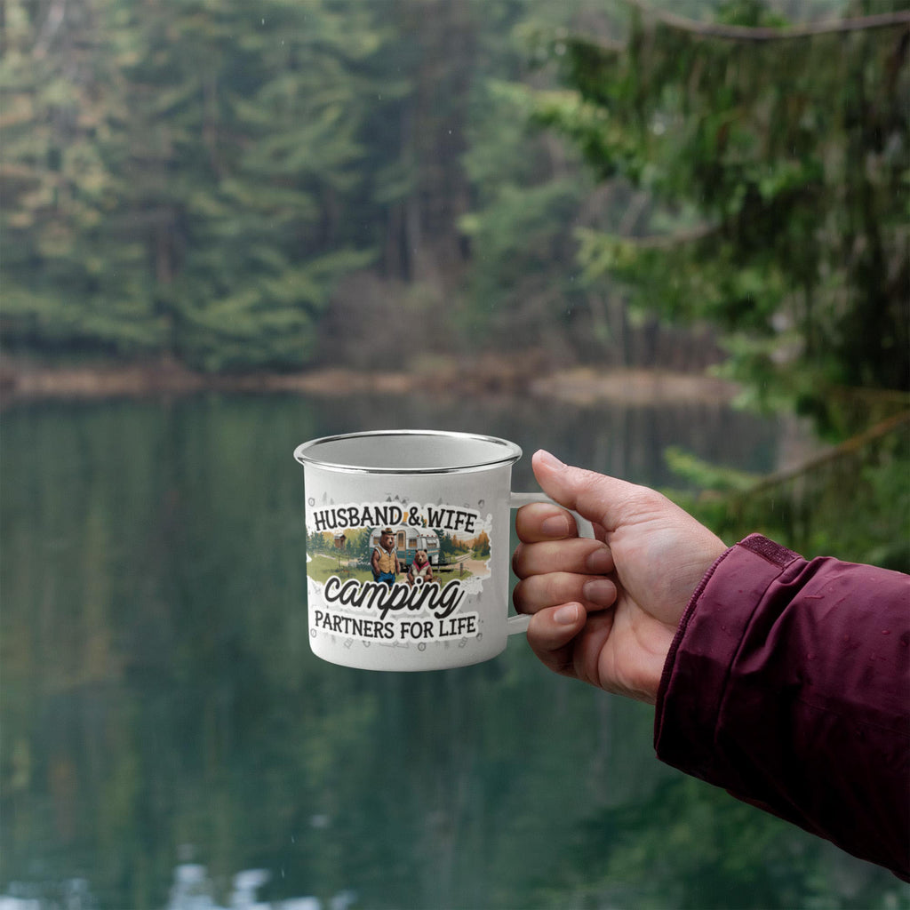 Camping Partners For Life - Camping Mug - Teedubb Xsclusive
