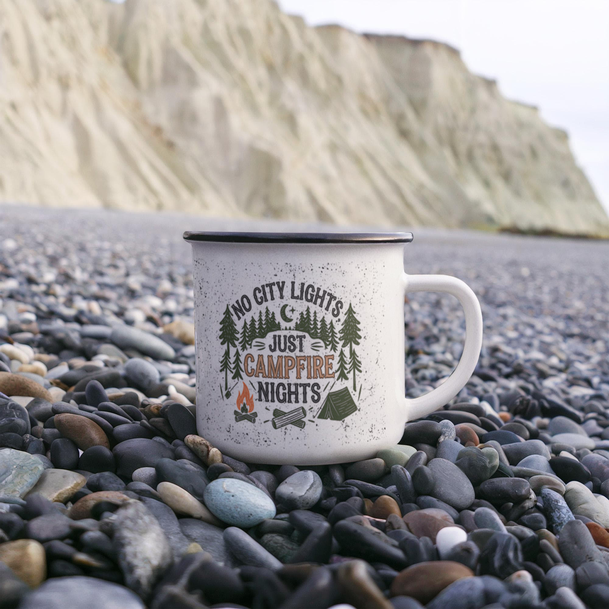No City Lights - Camping Mug - Teedubb Xsclusive