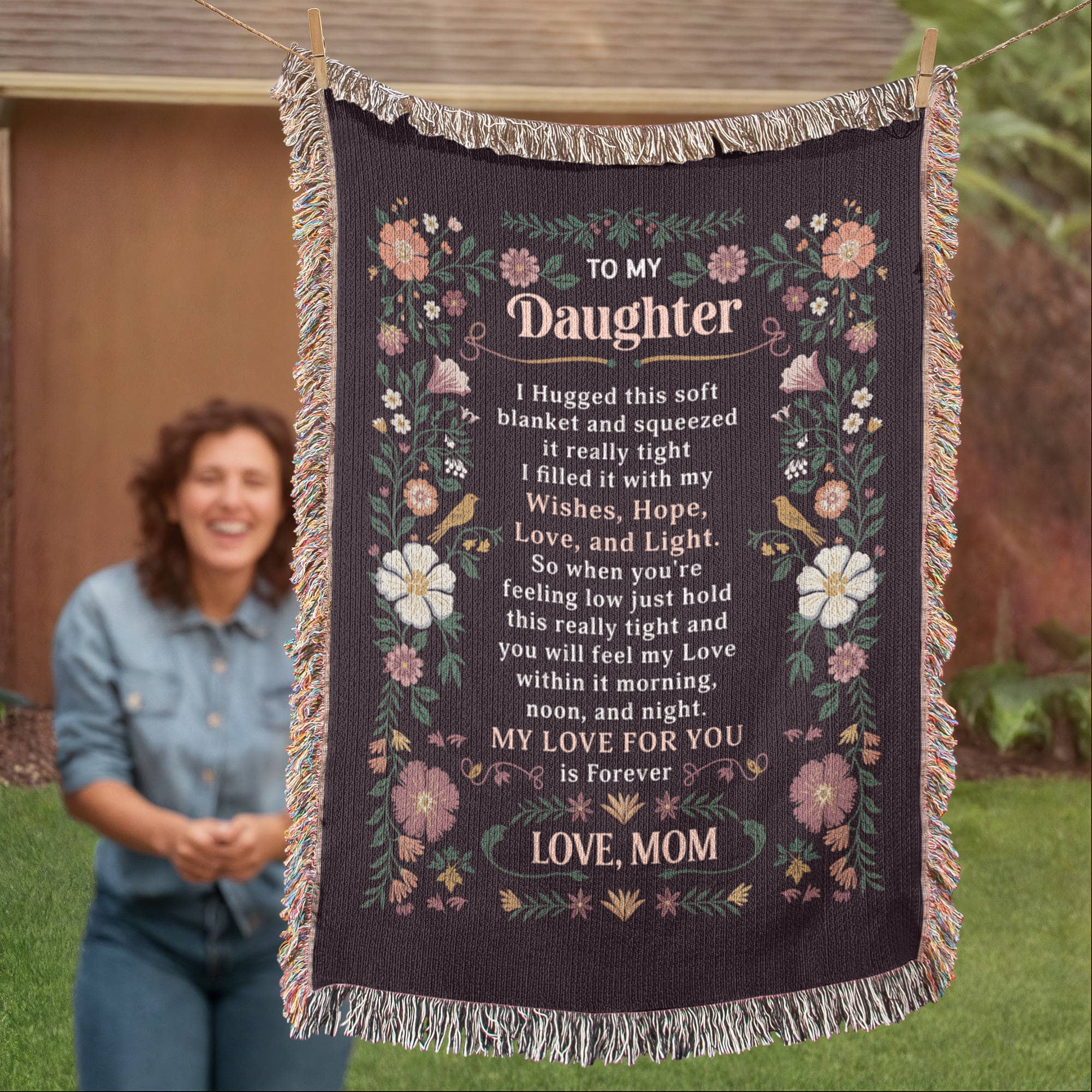 To My Daughter - Heirloom Blanket - Teedubb Xsclusive