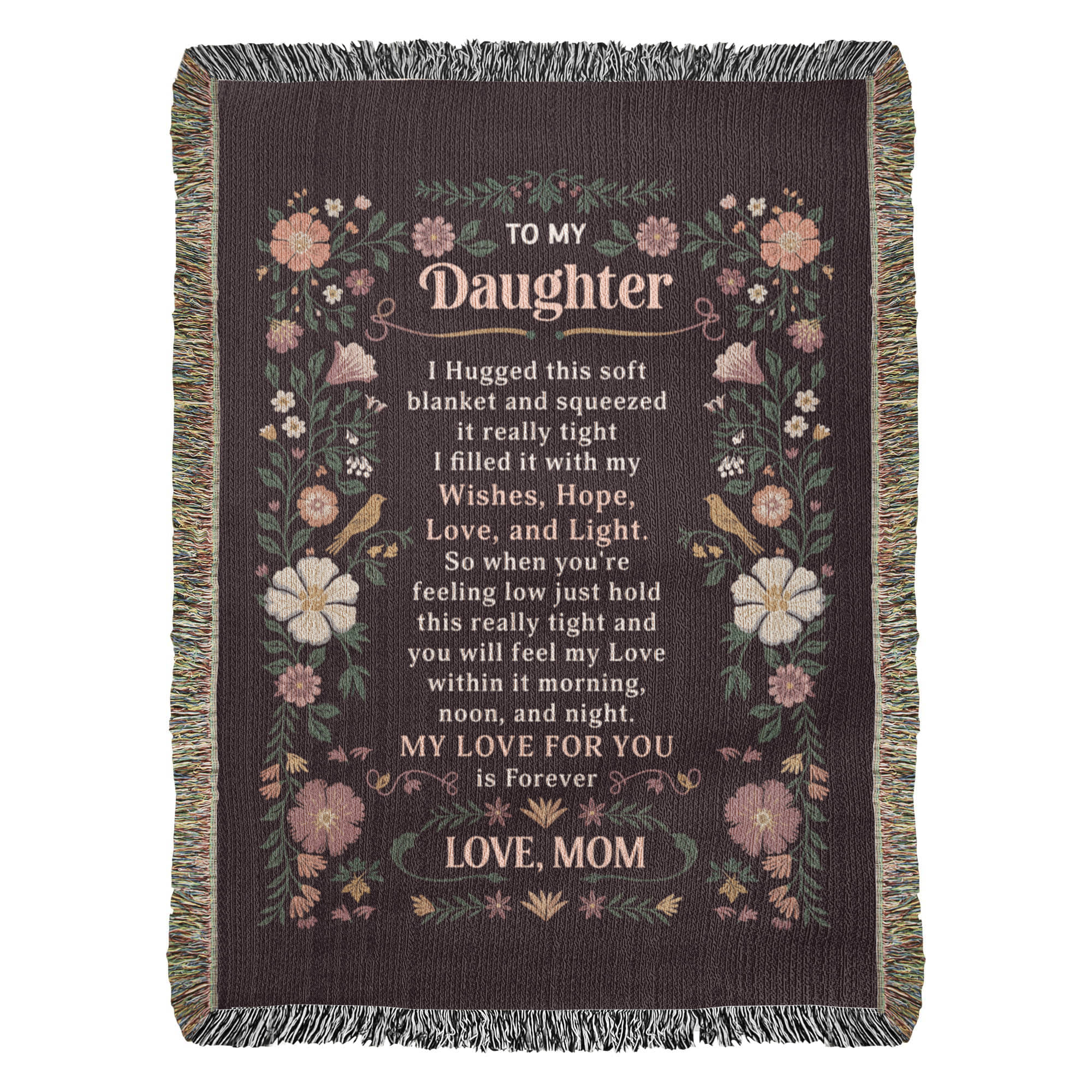 To My Daughter - Heirloom Blanket - Teedubb Xsclusive