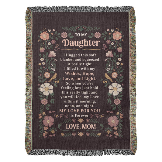 To My Daughter - Heirloom Blanket - Teedubb Xsclusive