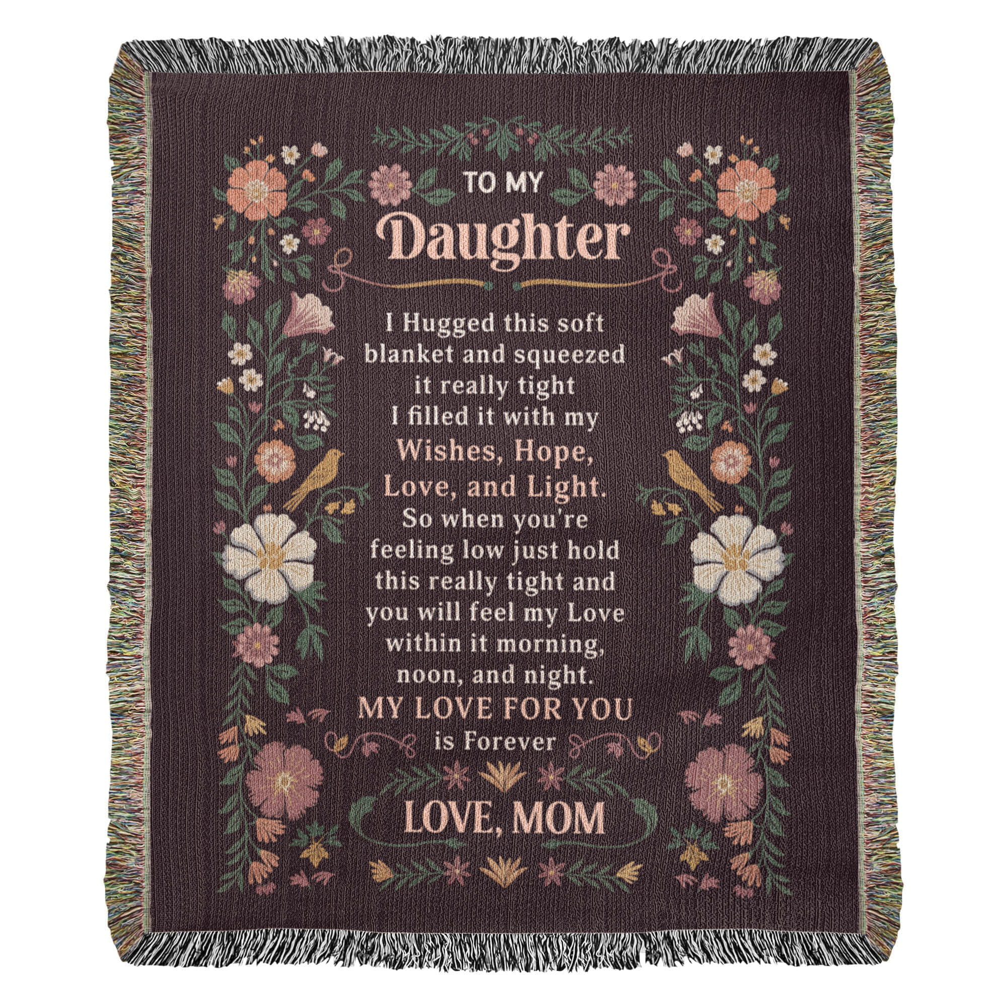 To My Daughter - Heirloom Blanket - Teedubb Xsclusive