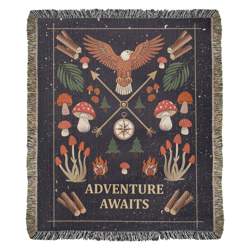 Adventure Awaits - Woven Blanket - Teedubb Xsclusive