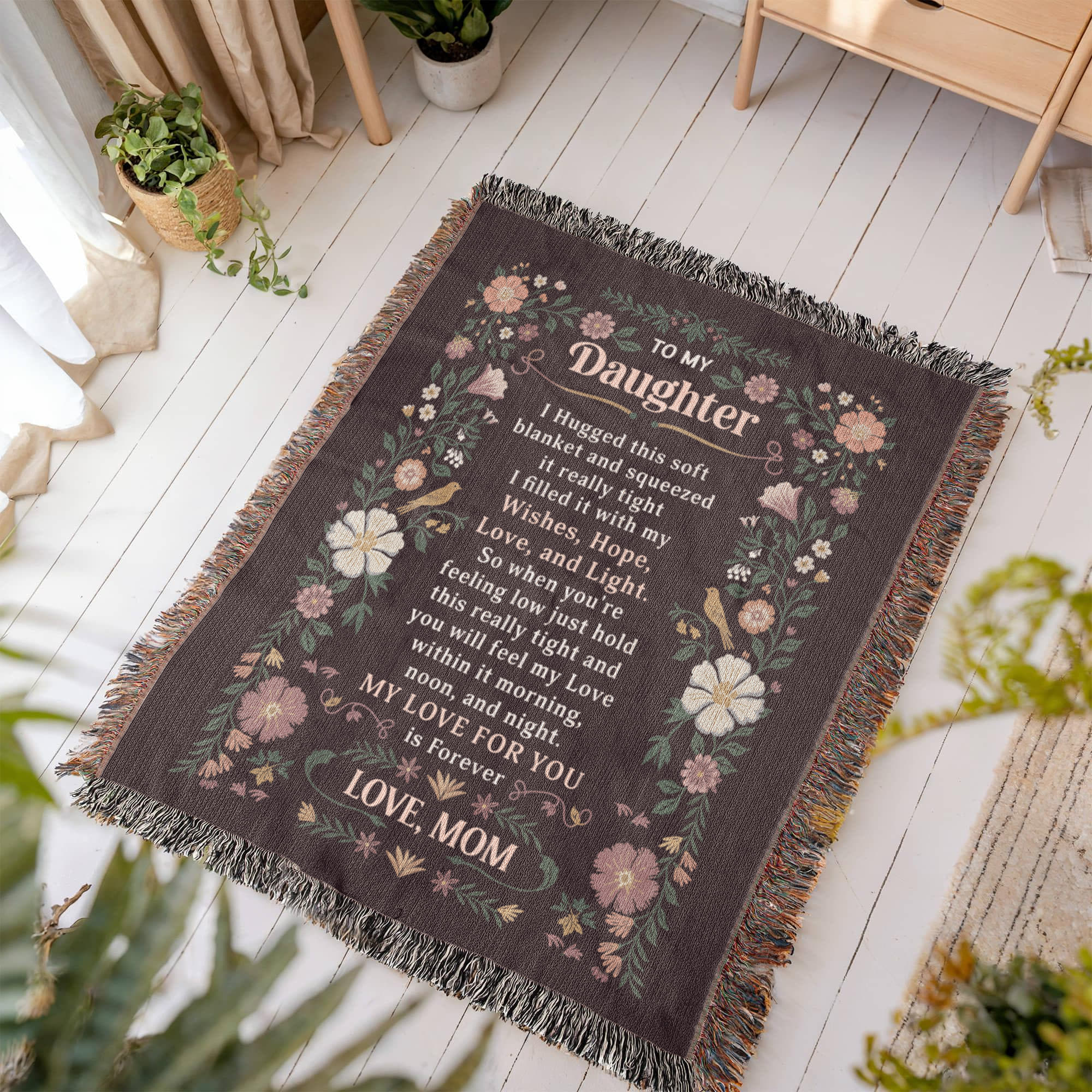 To My Daughter - Heirloom Blanket - Teedubb Xsclusive