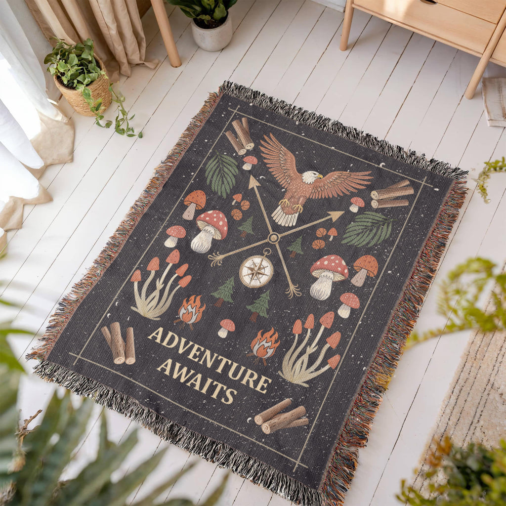 Adventure Awaits - Woven Blanket - Teedubb Xsclusive