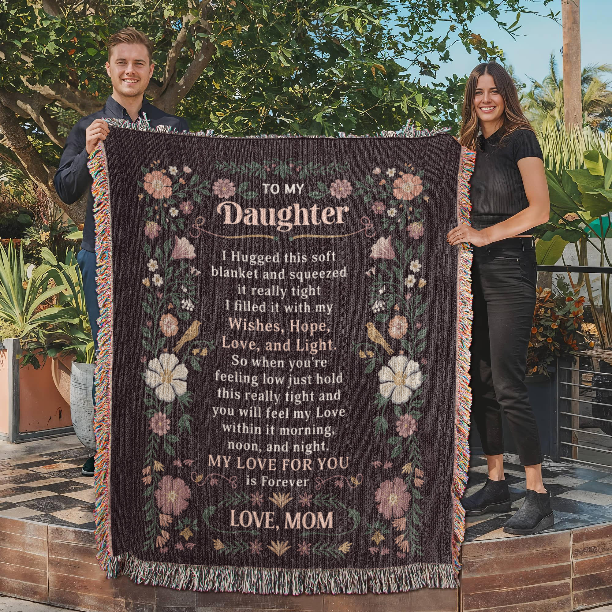 To My Daughter - Heirloom Blanket - Teedubb Xsclusive