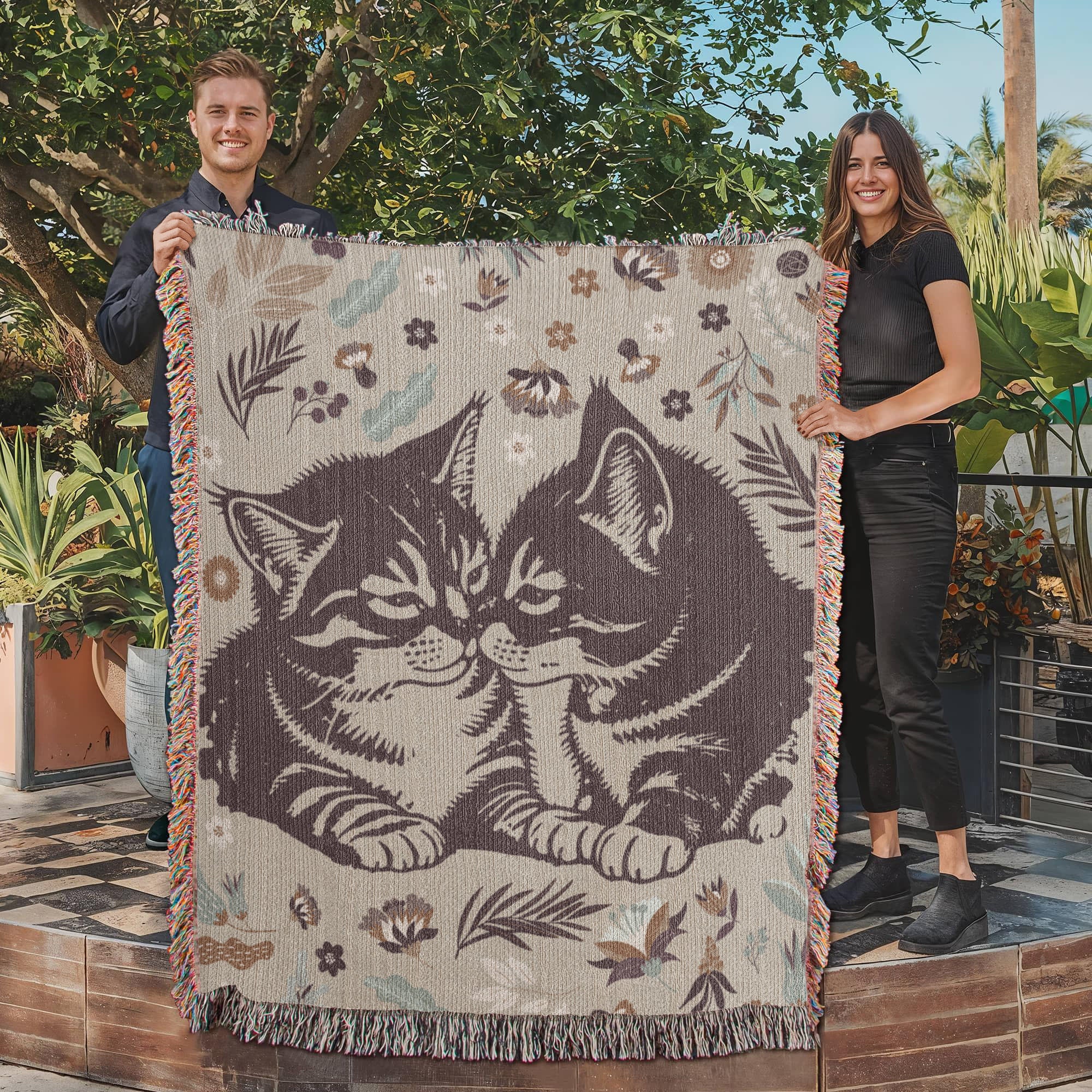 Cat Lovers - Heirloom Blanket - Teedubb Xsclusive