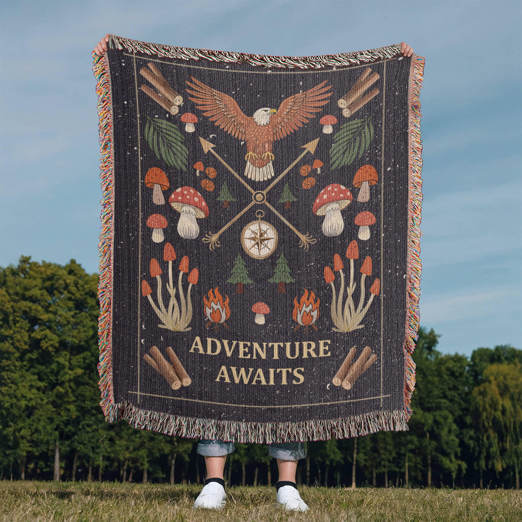 Adventure Awaits - Woven Blanket - Teedubb Xsclusive