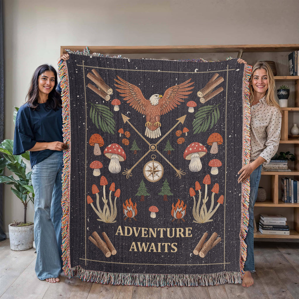Adventure Awaits - Woven Blanket - Teedubb Xsclusive