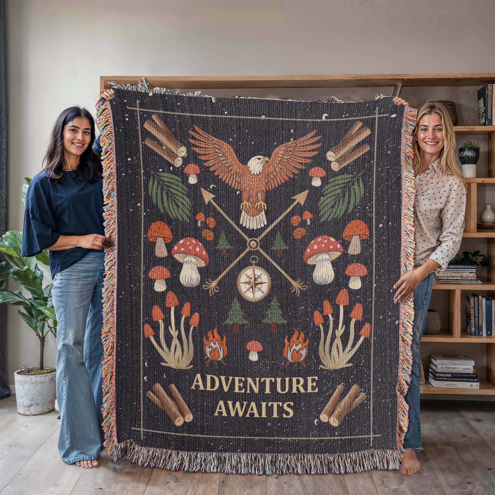 Adventure Awaits - Woven Blanket - Teedubb Xsclusive
