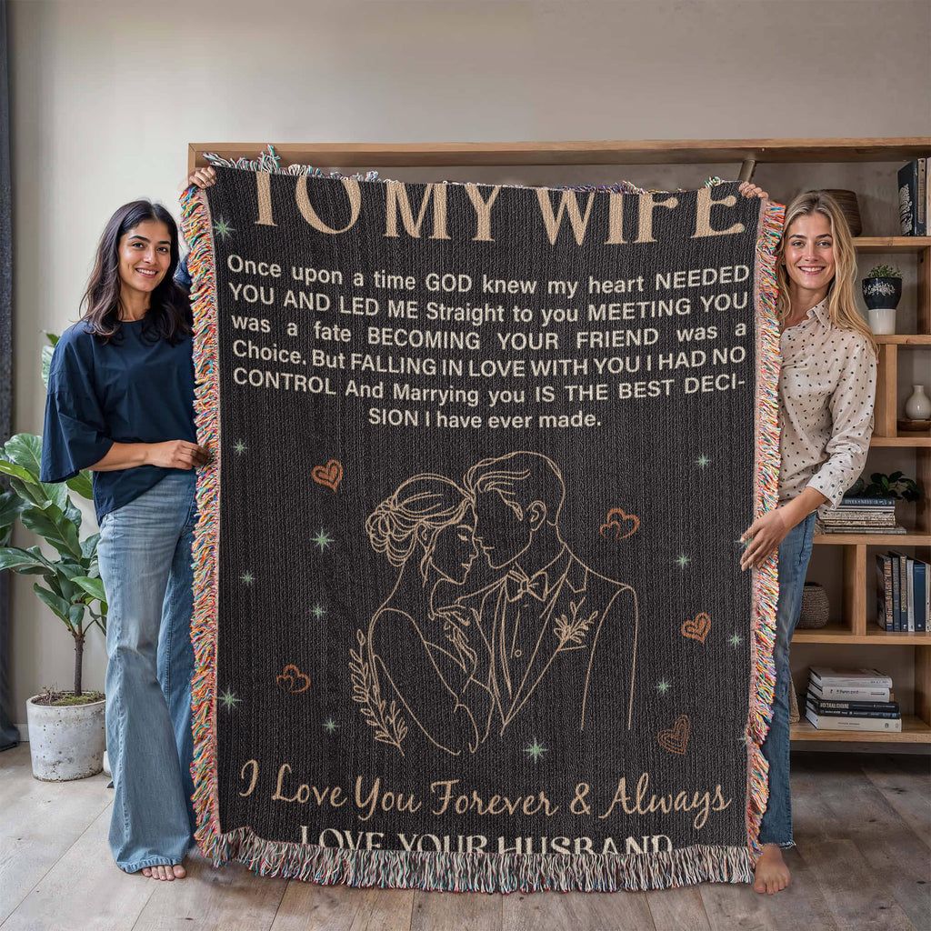 To My Wife - Heirloom Blanket - Teedubb Xsclusive