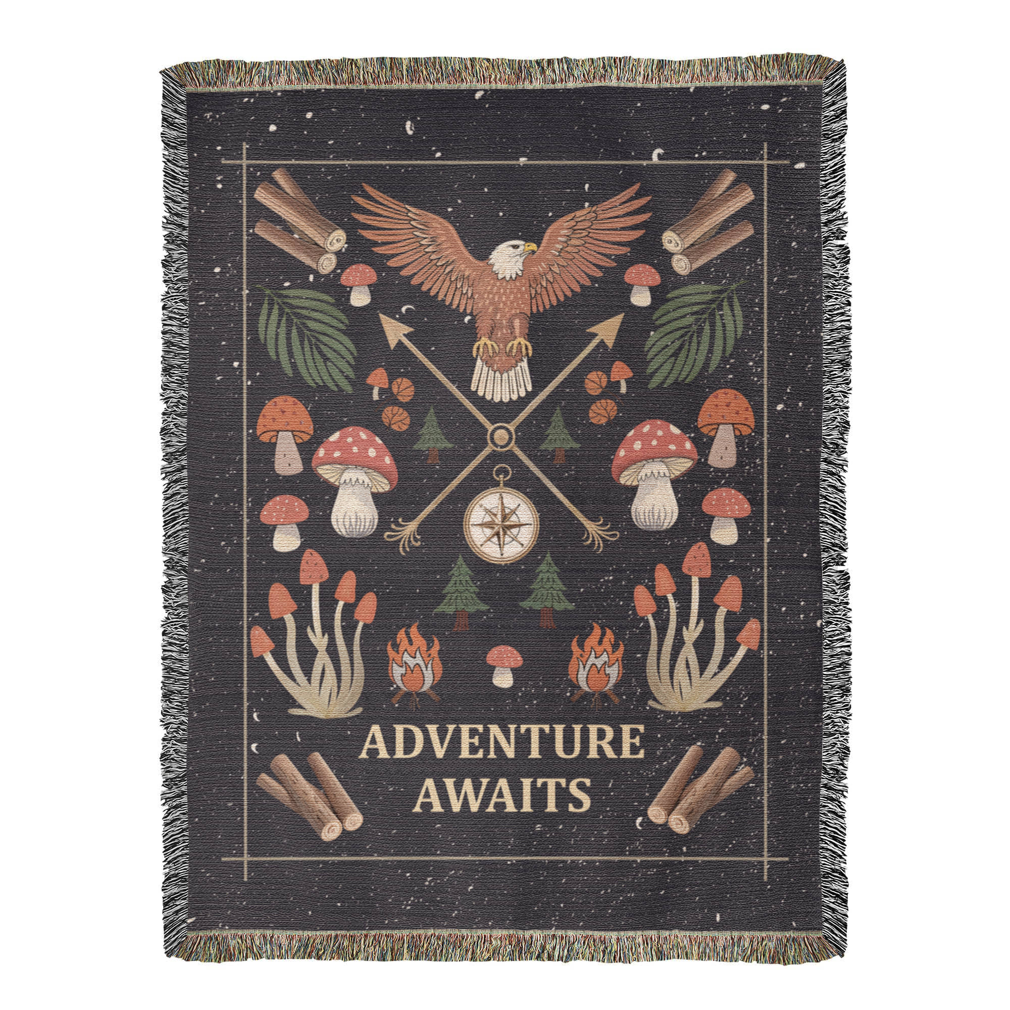 Adventure Awaits - Woven Blanket - Teedubb Xsclusive