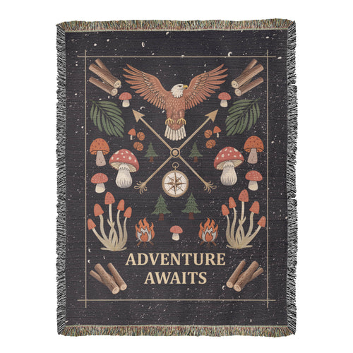 Adventure Awaits - Woven Blanket - Teedubb Xsclusive