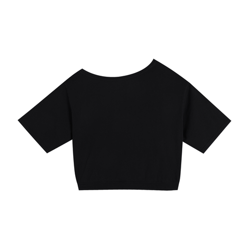 Asymmetric Shoulder Oversized Cotton T-Shirt ODMPOD
