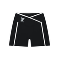 Women’s High Rise Color Block Yoga Shorts ODMPOD