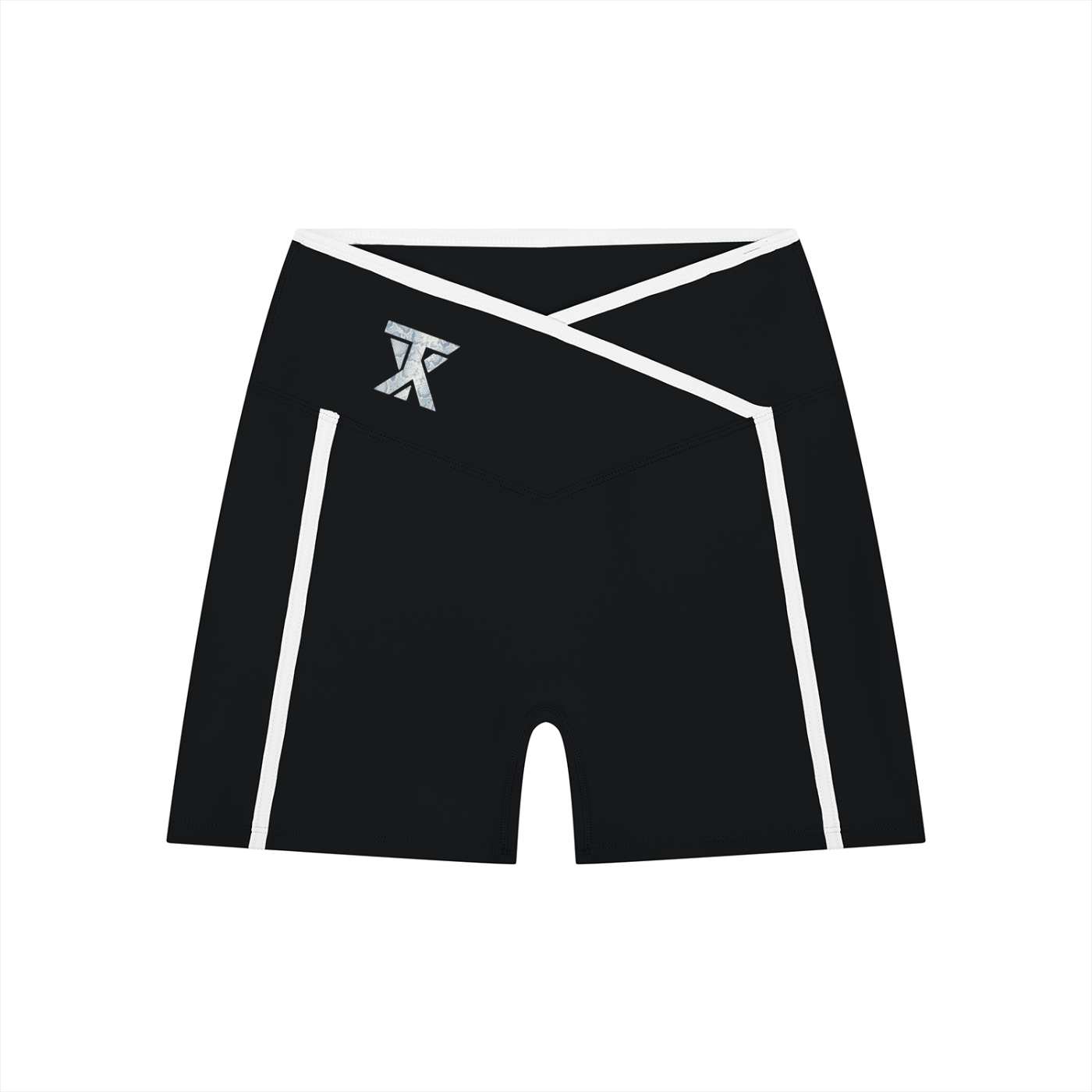 Women’s High Rise Color Block Yoga Shorts ODMPOD