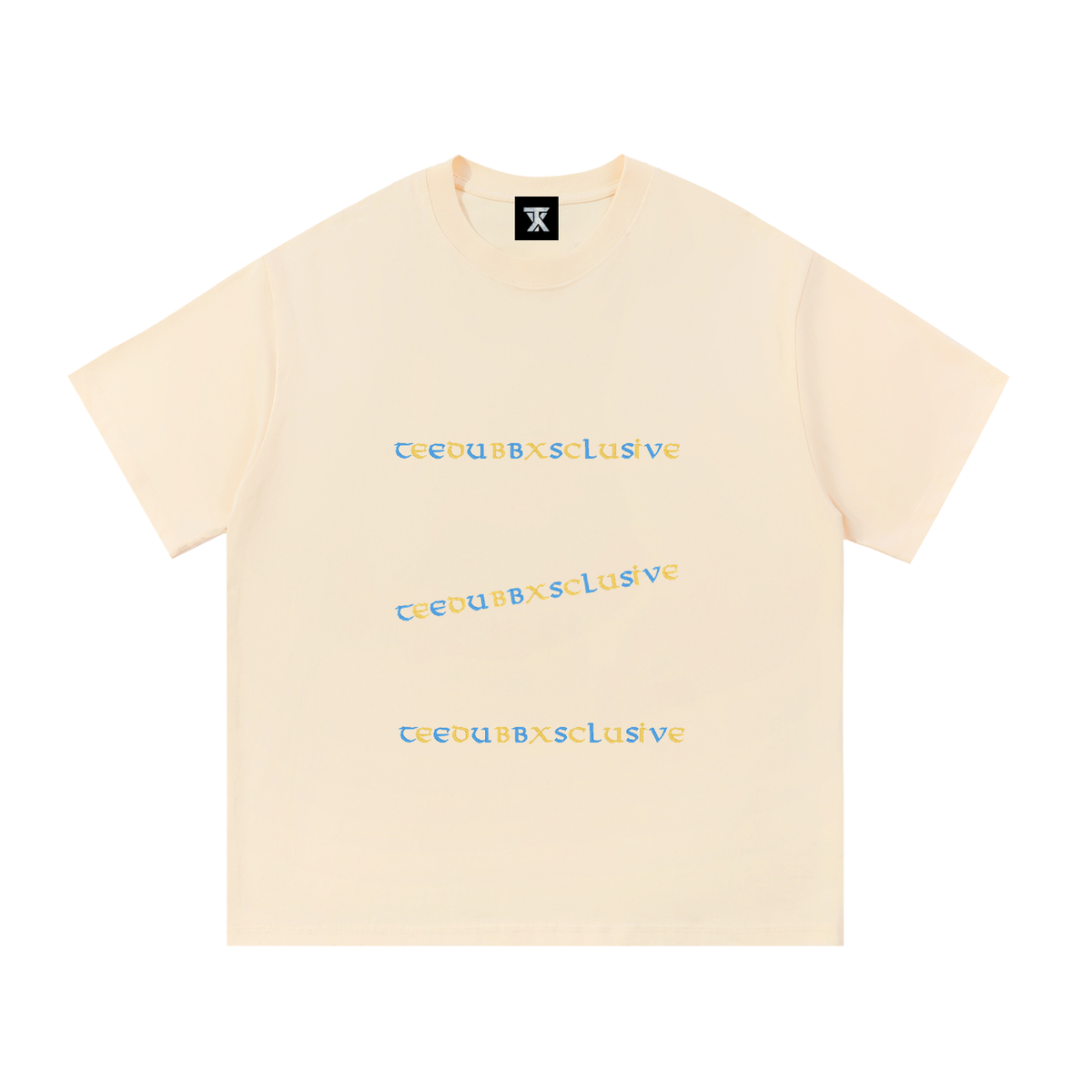 " Teedubbxsclusive" Essential Cotton T-Shirt ODMPOD