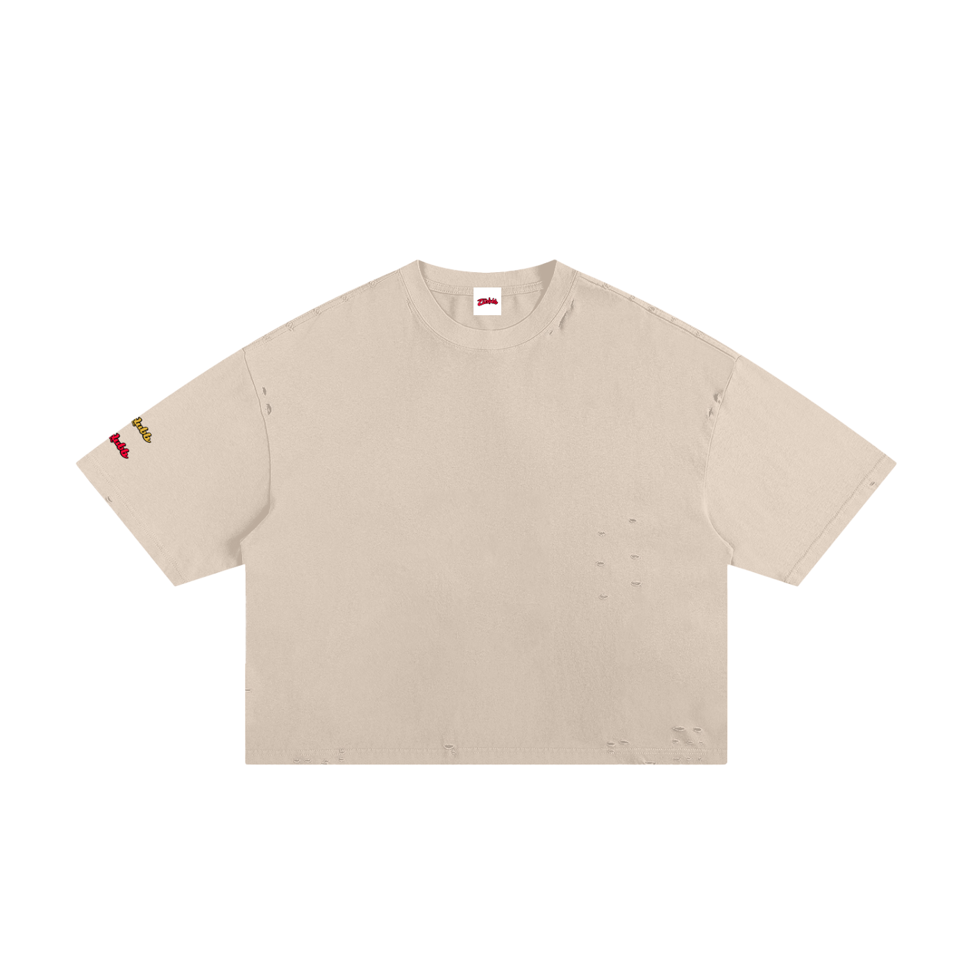 Classic Frayed Boxy Tee ODMPOD