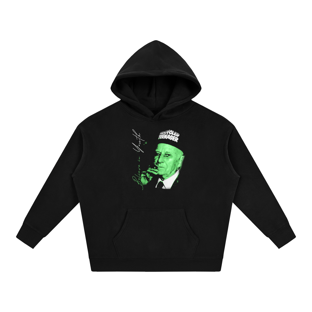Oversize "B.I.Y" Fleece Hoodie ODMPOD